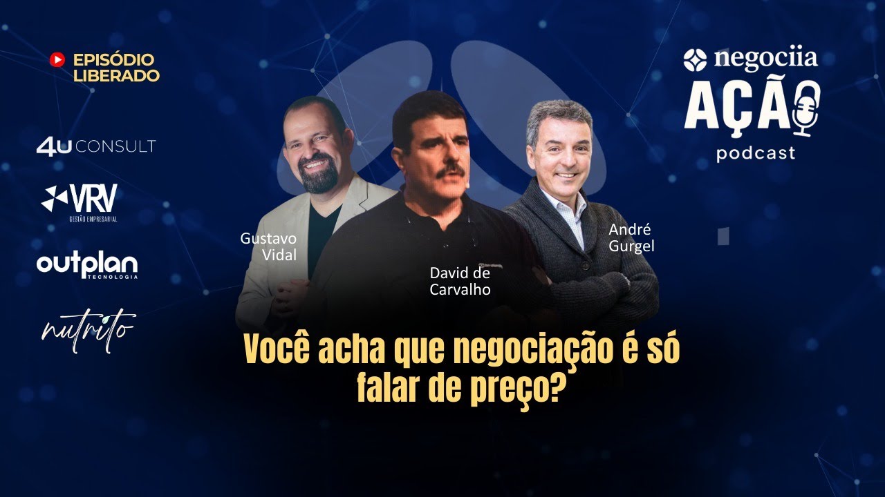 NEGOCIIA AÇÃO - VOZES DE COMPRAS - PROFESSOR DAVID DE CARVALHO