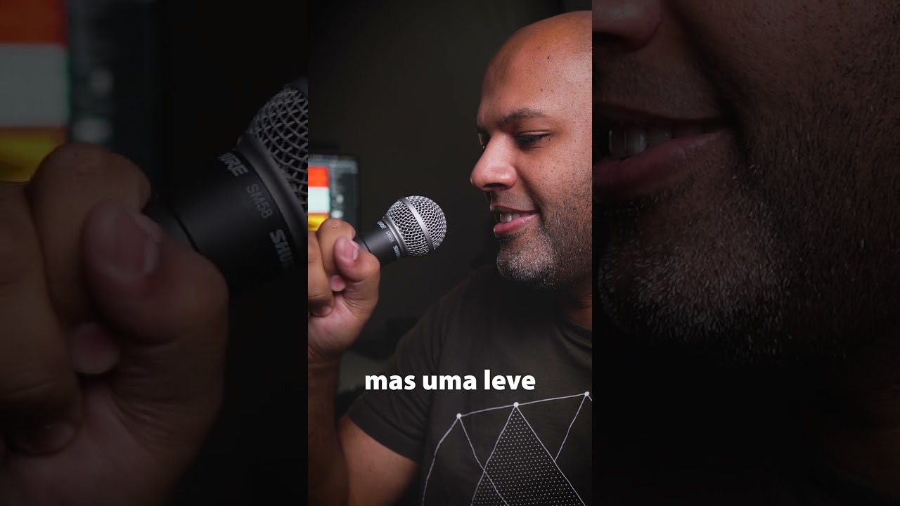 COMO USAR O MICROFONE PARA CANTAR!