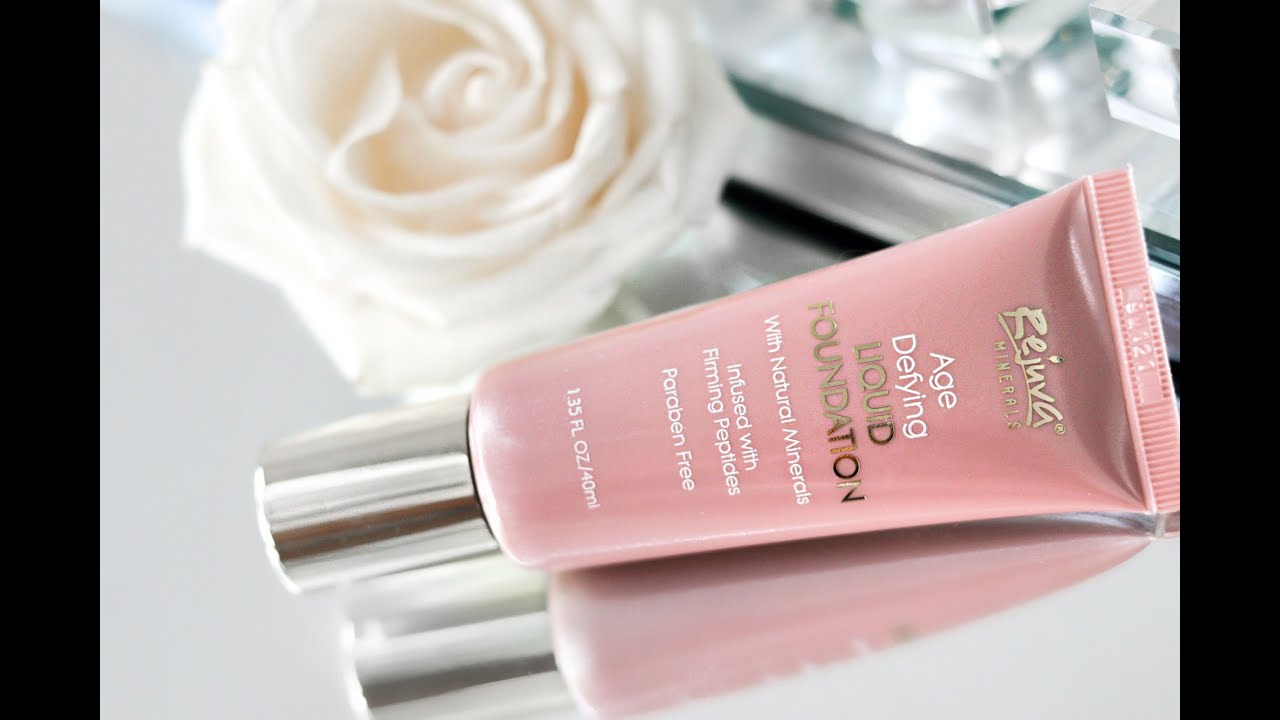 Rejuva Minerals Age Defying Liquid Foundation Quick Tutorial