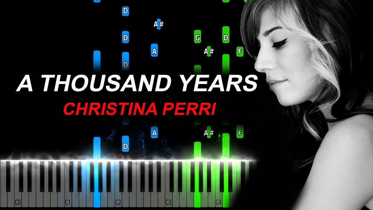Christina Perri - A Thousand Years Piano Tutorial