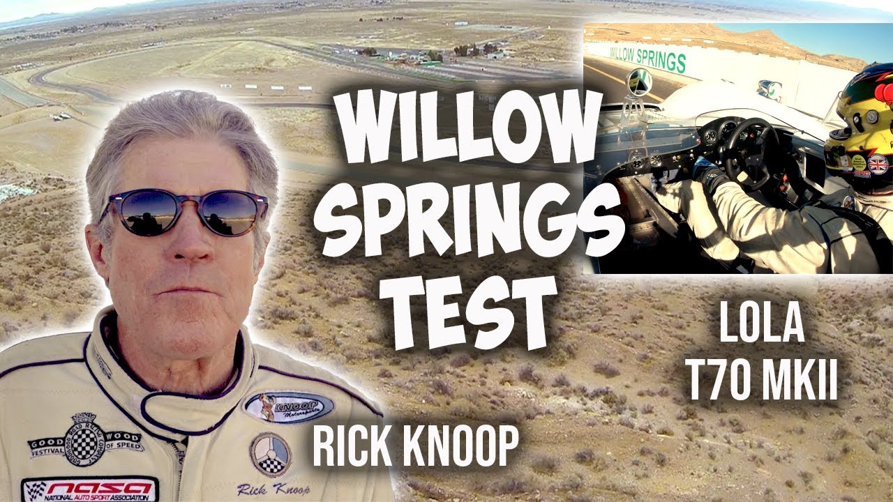Veteran Racer Rick Knoop Tests Lola T70 MkII