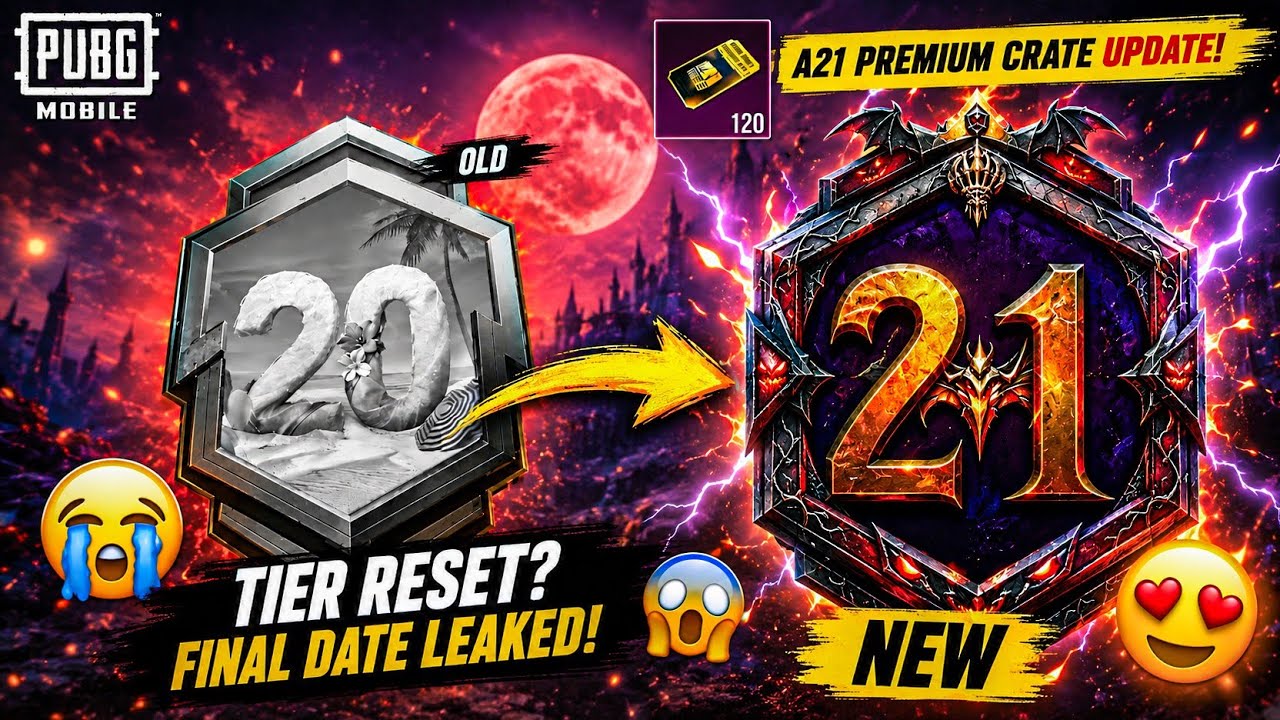 🔴 PREMIUM CRATE & A21 ROYAL PASS 🔥😱 NEXT MYTHIC FORGE 😍 A21 ROYAL PASS LEAKS 💯 RELEASE DATE ✅