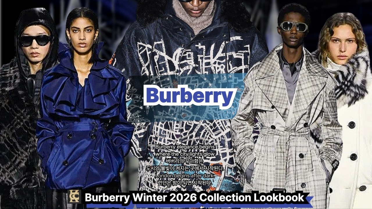 Burberry Winter 2026 Collection  | Rainy London Night
