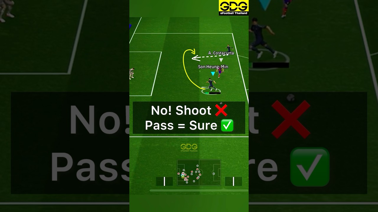 Long ball Counter 🥳 pass & Shoot ✅✅ #efootball #efootball2025