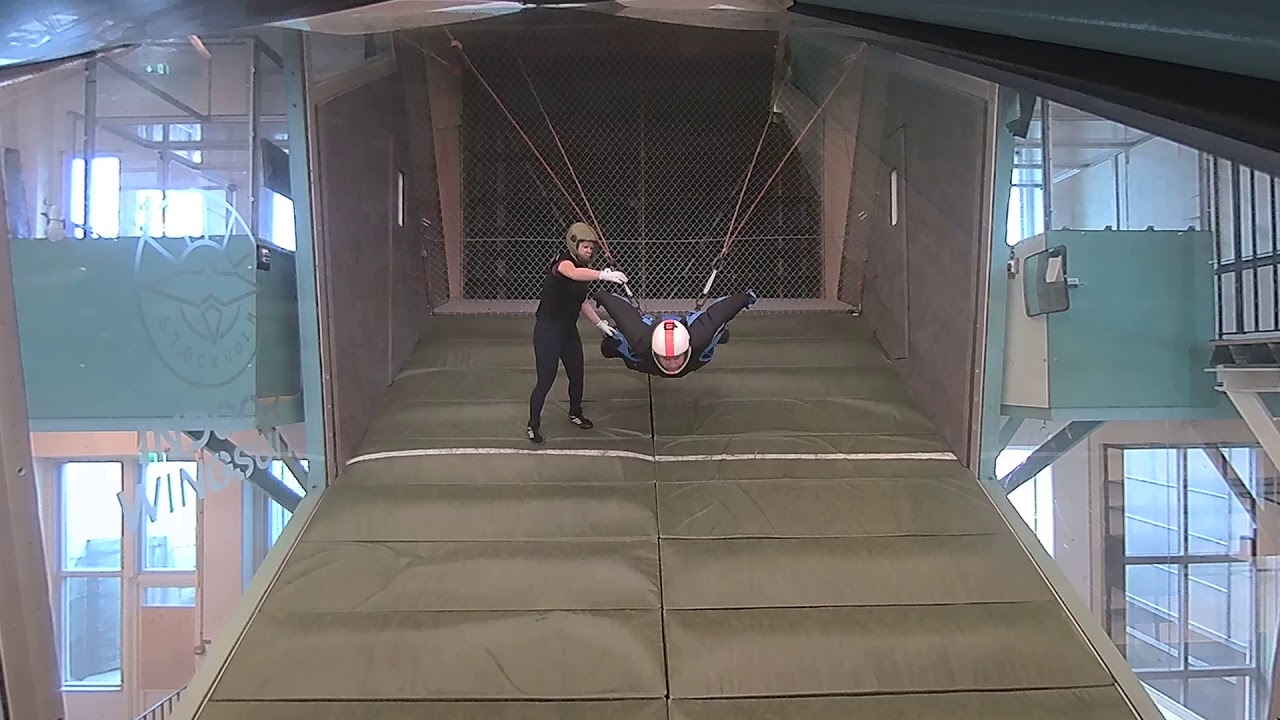 Wingsuit Wind Tunnel Stockholm - My first 10mins