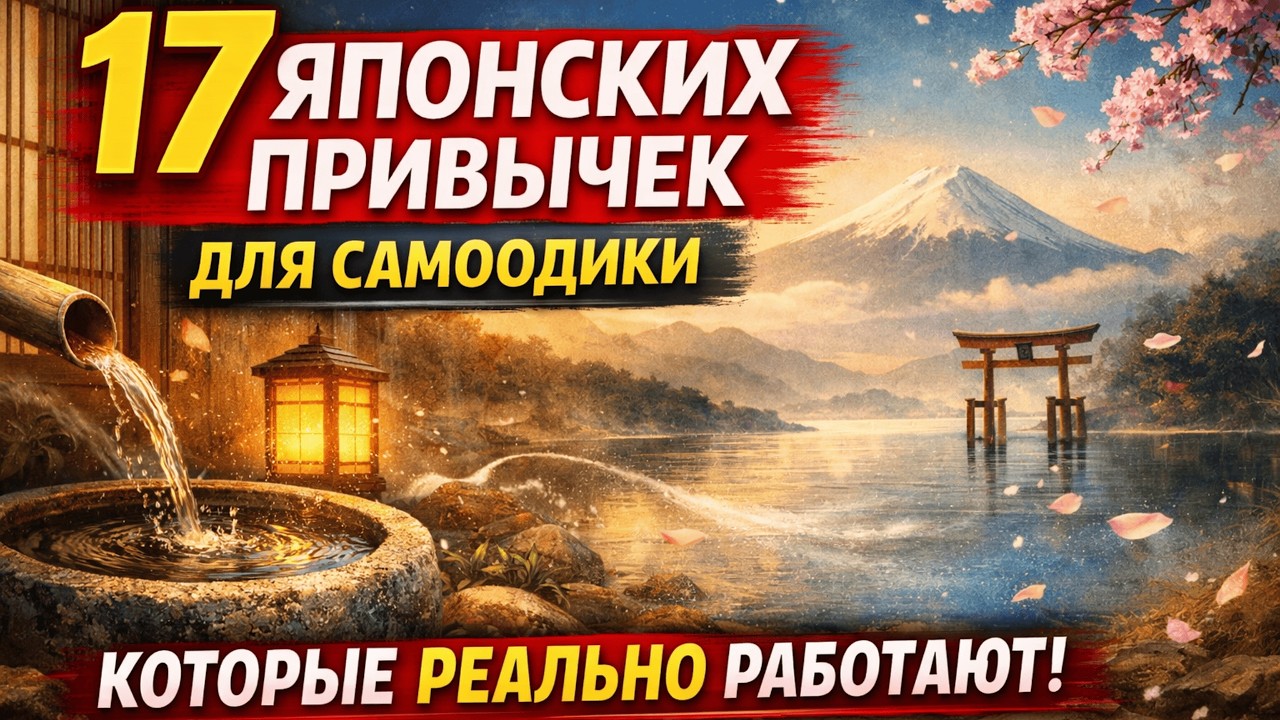 17 Японских Привычек, Которые Тихо Меняют Жизнь (Научный Секрет Спокойствия)