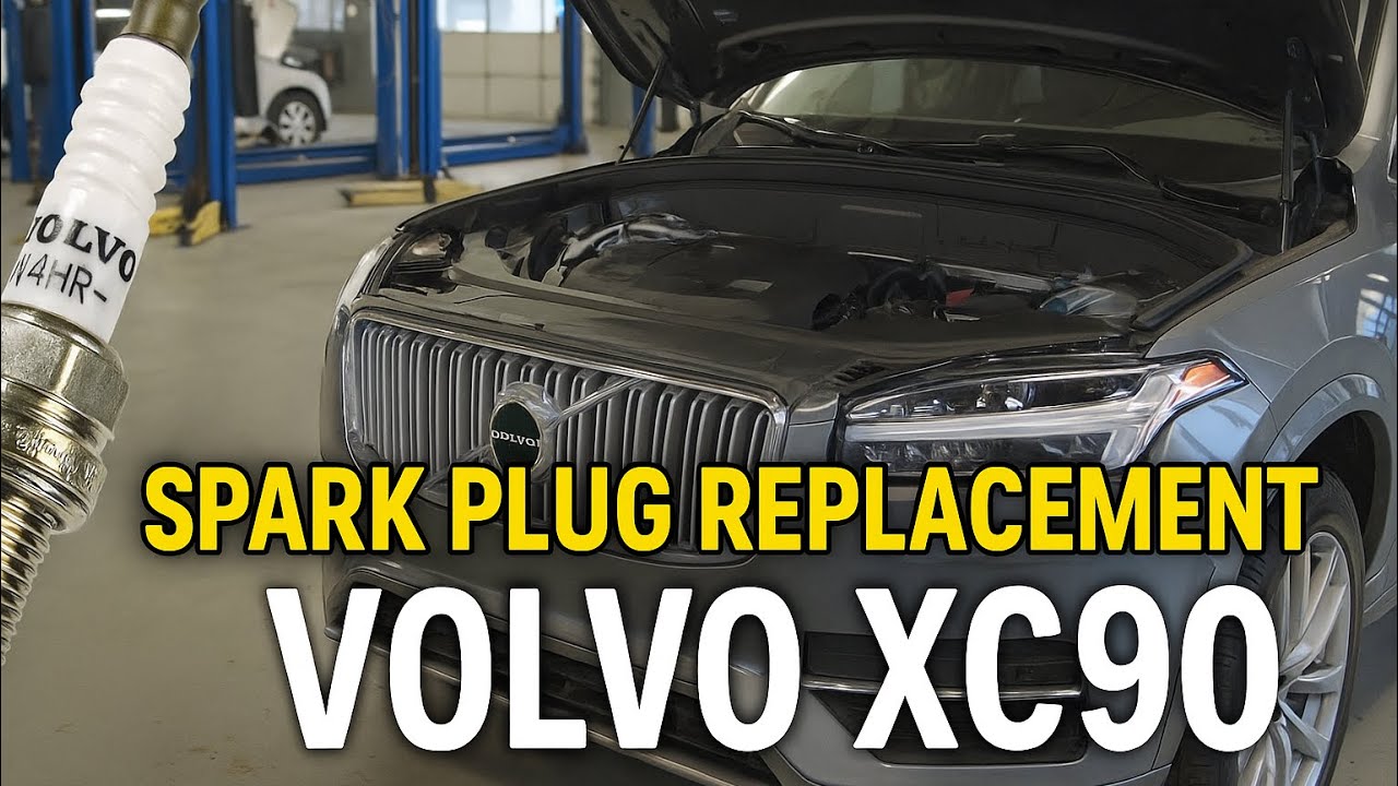 Как заменить свечи зажигания на 4-цилиндровом двигателе Volvo XC90 2016+