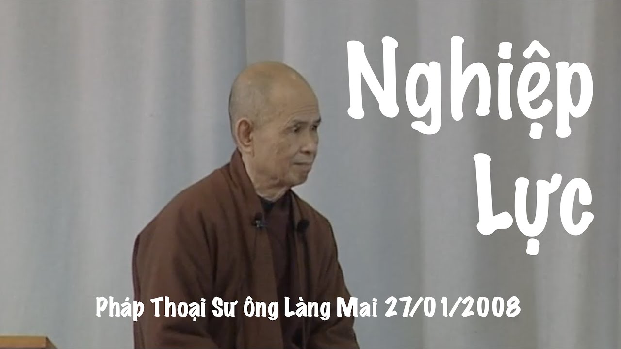 Nghiệp Lực - Pháp Thoại Sư Ông Làng Mai 27/01/2008