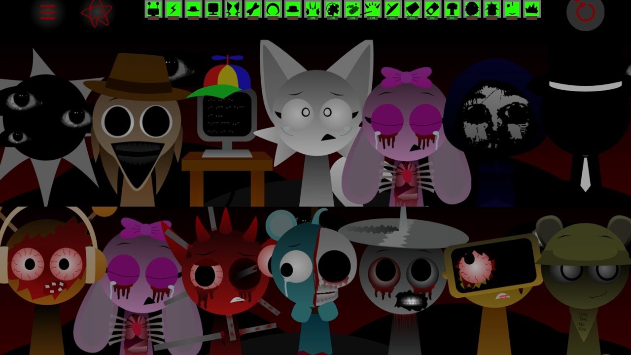 20 Alt Characters - Sprunki SWAP RETEXTURED 😍 Each Sprunki has two different sounds 🤩 Great music 👍