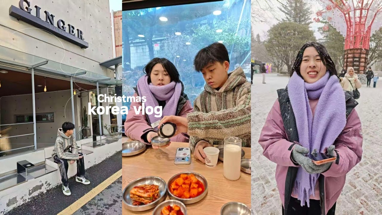 Christmas in Korea: 🎄Korean BBQ, lots of eating, having fun🇰🇷