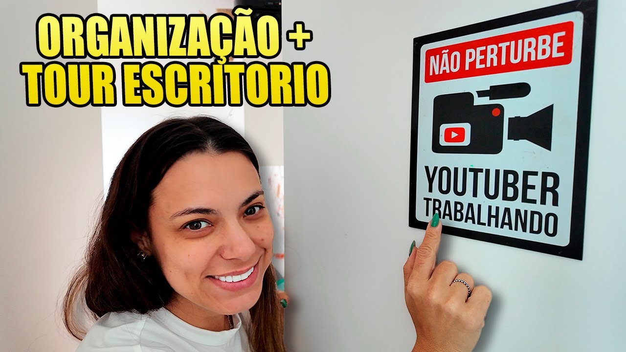 TOUR DO ESCRITÓRIO/STUDIO - ORGANIZANDO A BAGUNÇA TOTAL! | Kathy Castricini