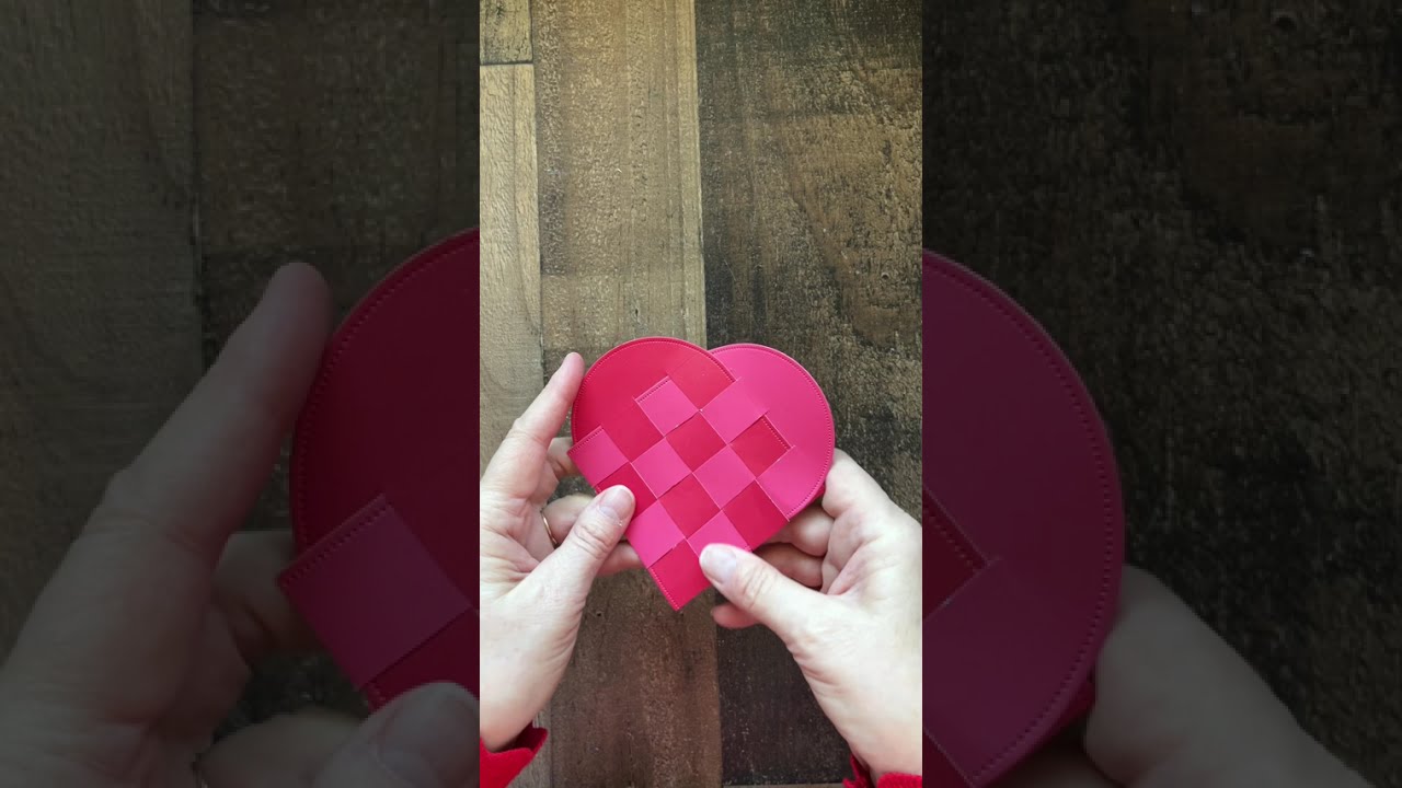 Use the Stampin&rsquo; Up! Everyday arches dies to create a woven heart basket