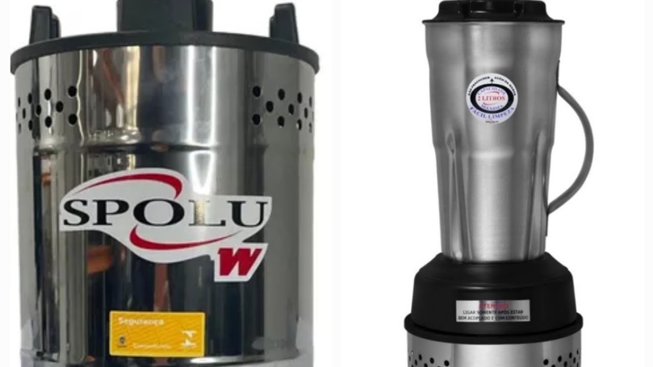 😍Liquidificador Industrial Baixa Rotação/Liquidificador Spolu W😍