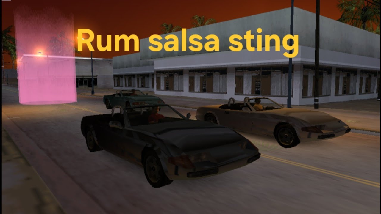 GTA VCS - Rum & Salsa sting with stunt with cheat device remastered 