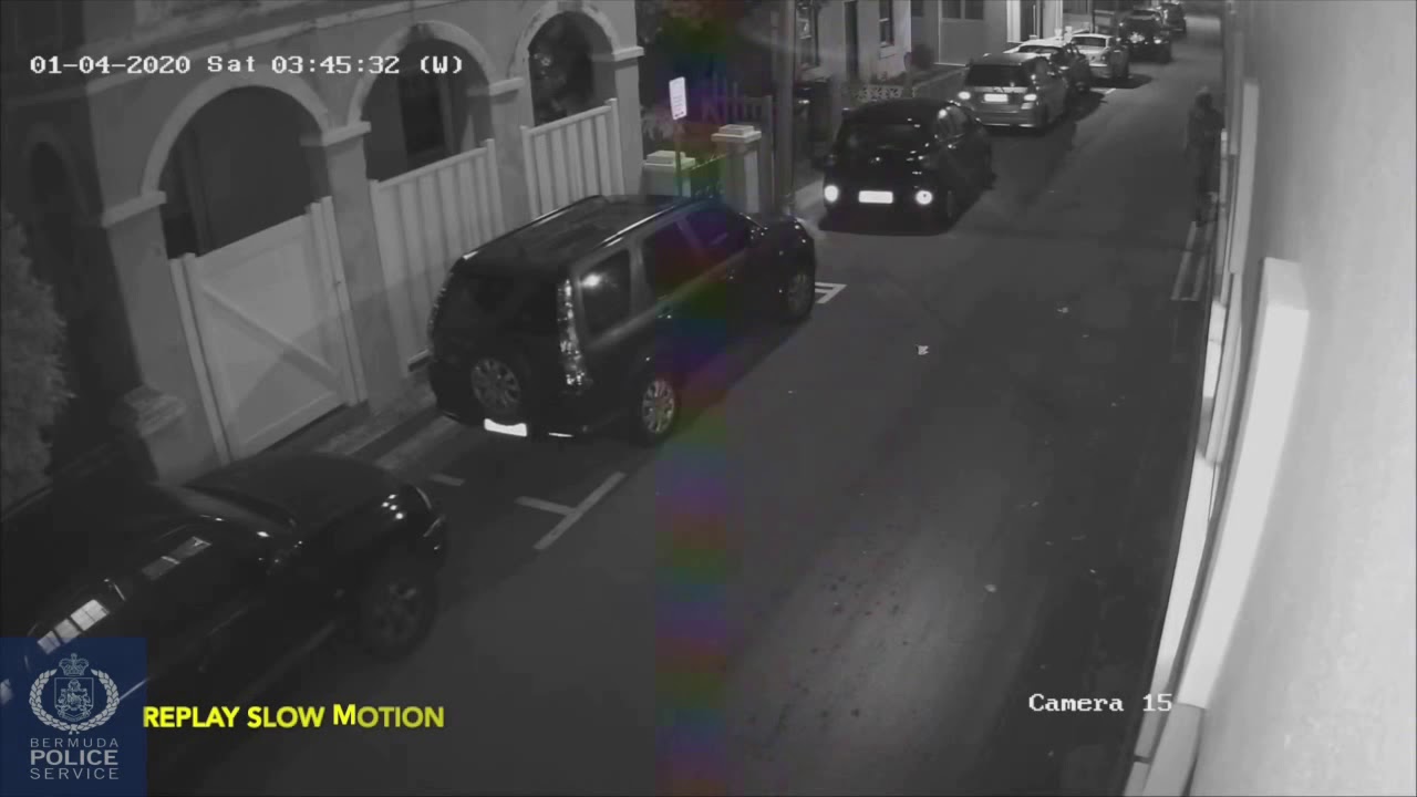 Police Video: Suspect In Firearms Incident On Angle Street, Jan 2020
