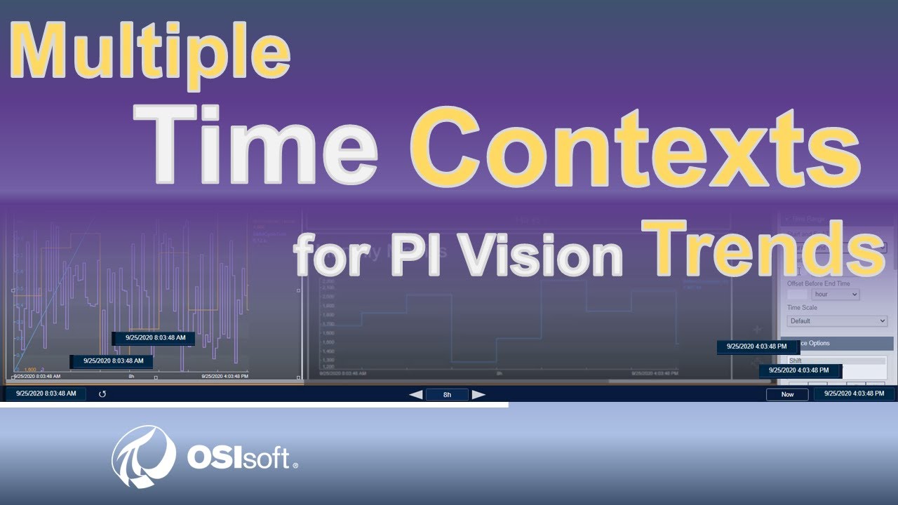 PI Vision — множественные временные контексты для трендов