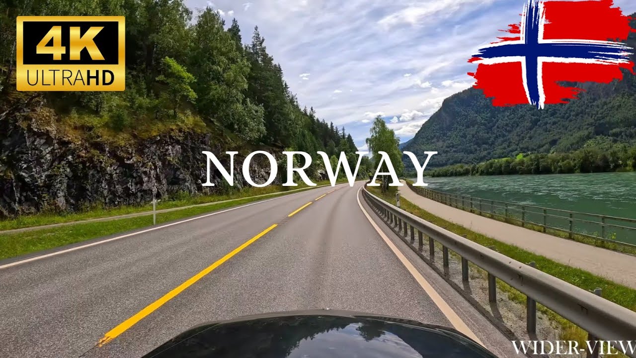 4K Scenic drive from Stryn to Oslo (Norway) Pt3.