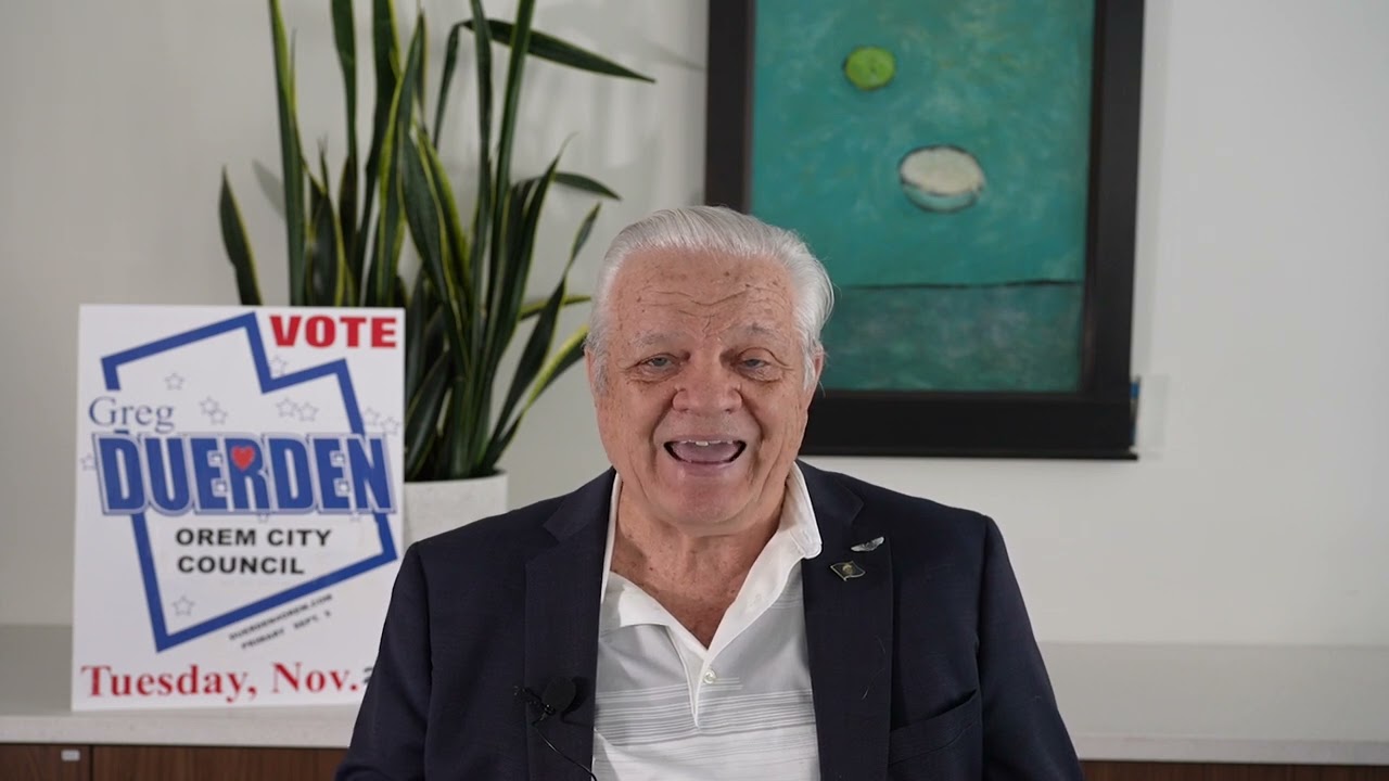 Orem City Council Candidate 2023: Greg Duerden