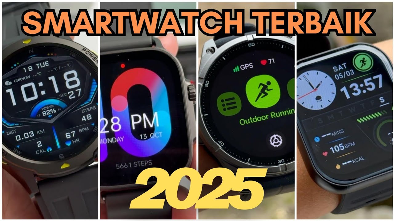 Mulai dari 100 RIBUAN, Ini 11 Smartwatch Terbaik di Bawah 1 Juta | Rekomendasi Smartwatch 2025