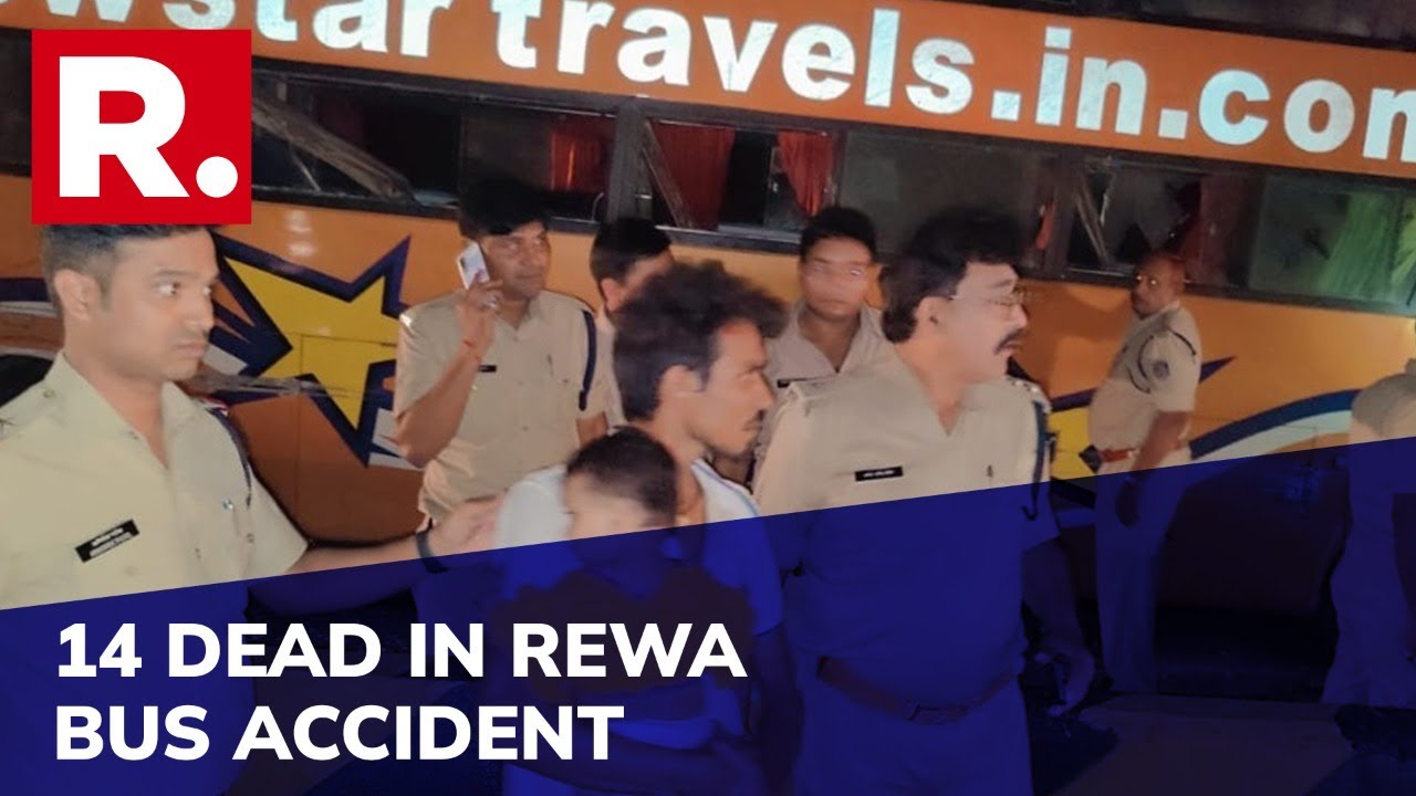 14 Dead, 40 Injured As Bus Rams Into Trolley In Madhya Pradesh&rsquo;s Rewa