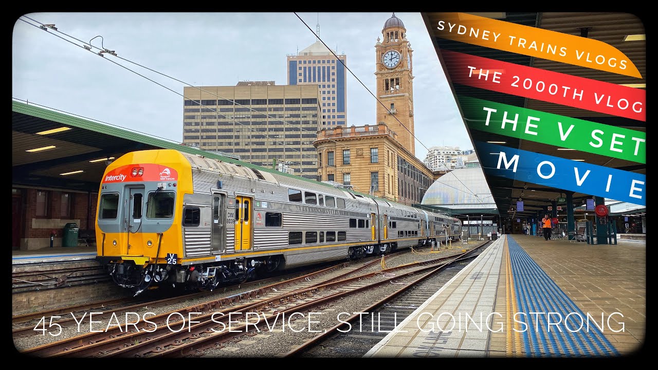 Sydney Trains Vlog 2000: The V Set Movie