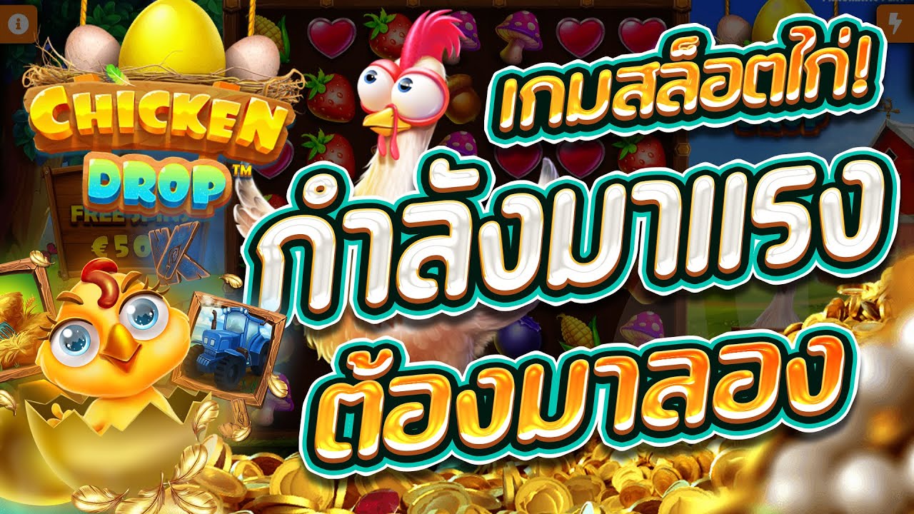 กำลังแรงสุดๆ! เกมส์ Chicken Drop สล็อตไก่ จากค่าย Pragmatic Play