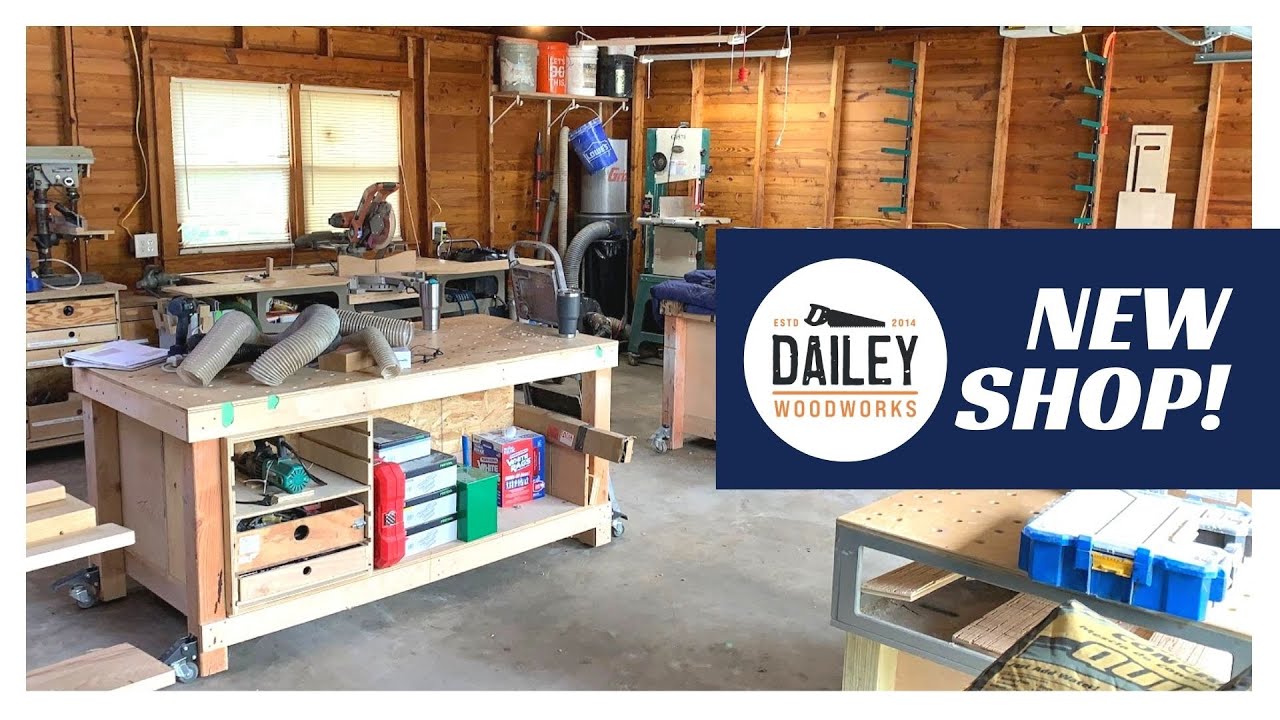 Moving into the Vanilla Shop - New Woodworking Shop || The Recreational Woodworker