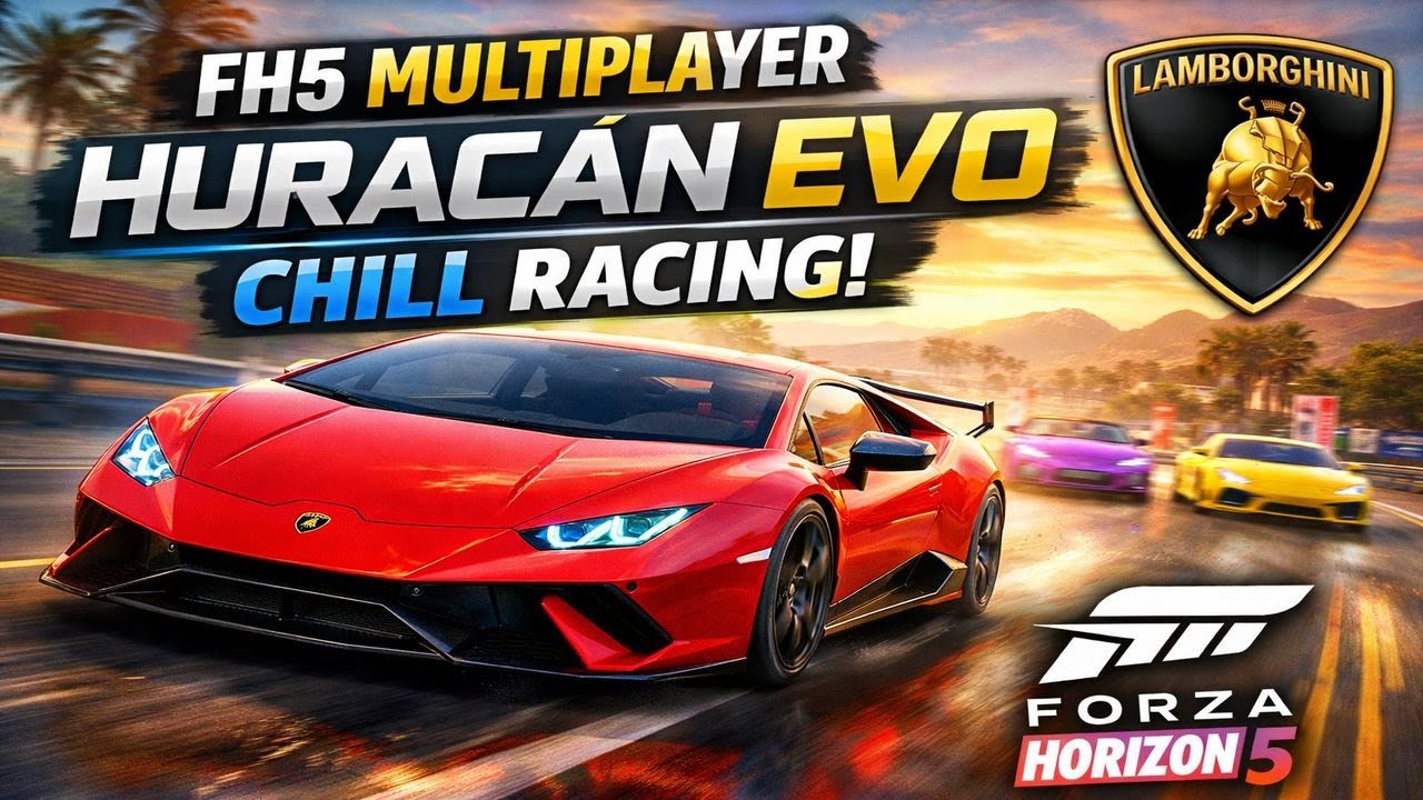 Full Spec Huracán EVO Dominating FH5 Multiplayer 🐂| 4K