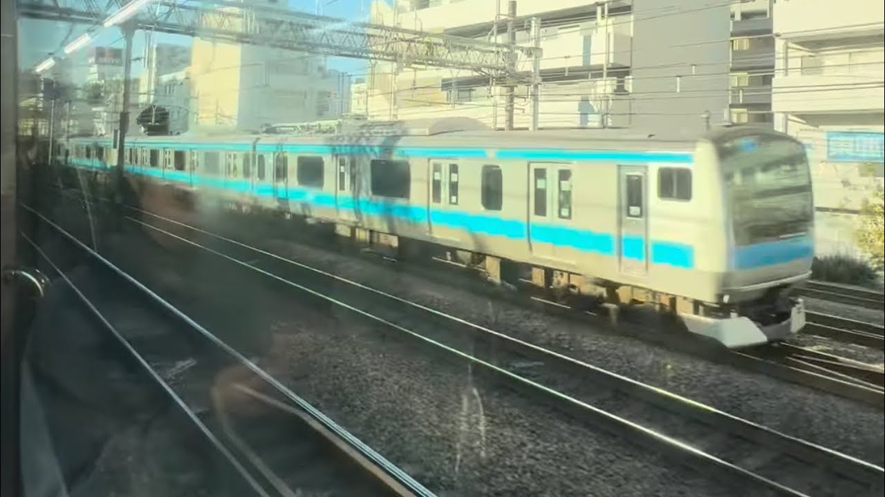 #日米首脳会談 は無難に終わった？ #川崎駅 から #横浜駅 までの #東海道線 からの #電車窓