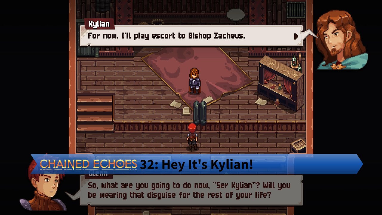 Chained Echoes 32: Return to New Wyrnshire and Running Into Kylian