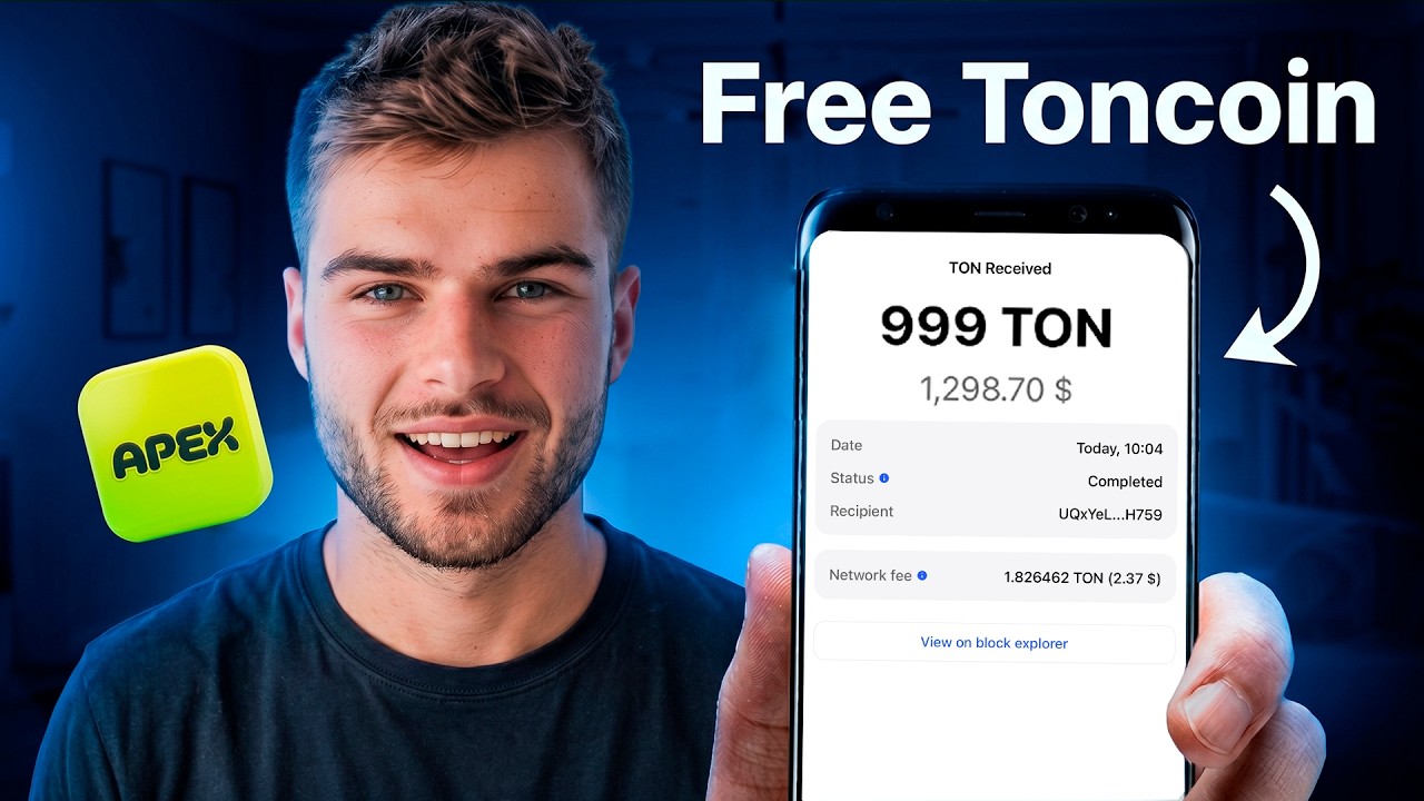 Как получить бесплатные Toncoin? 🚀 Я протестировал новое приложение TON.
