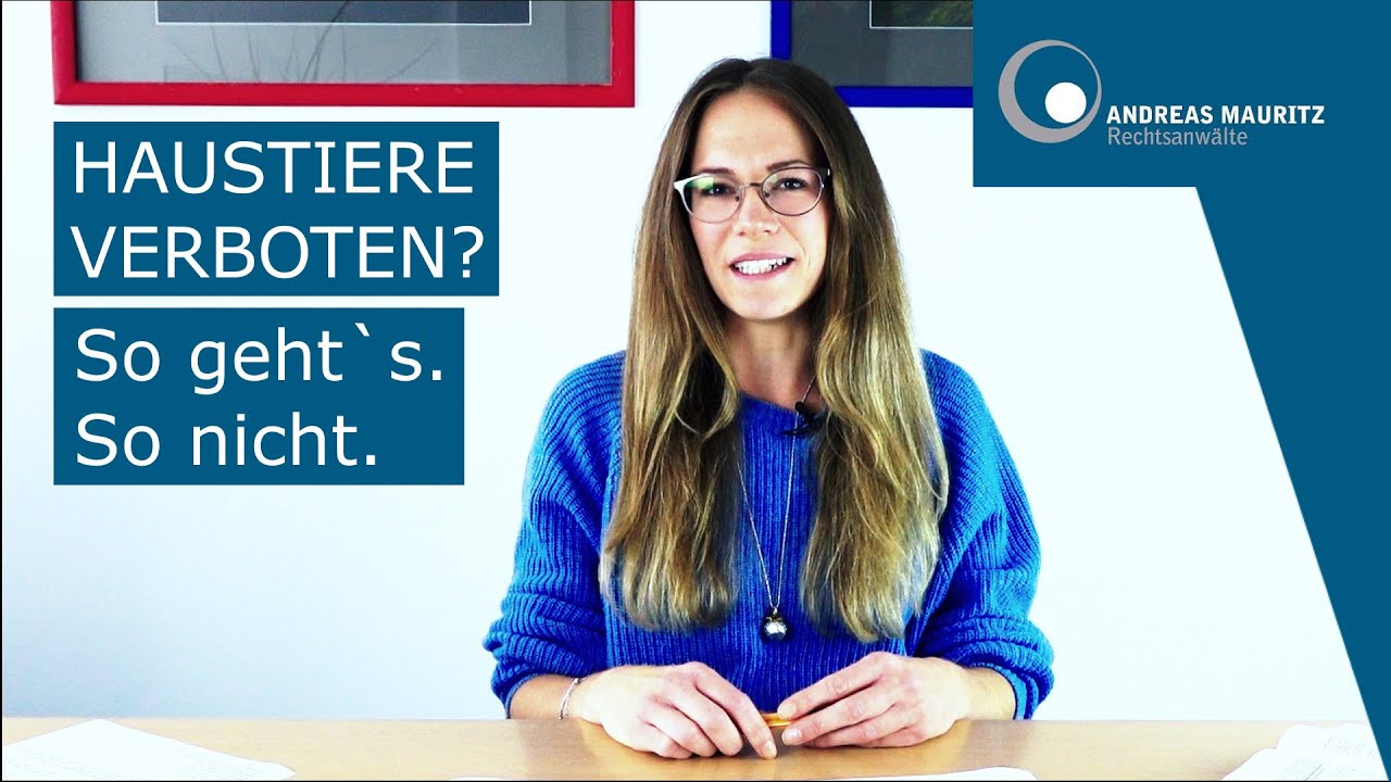 Hund, Katze, Maus. Darf mir mein Vermieter Haustiere verbieten? | Andreas Mauritz Rechtsanwälte