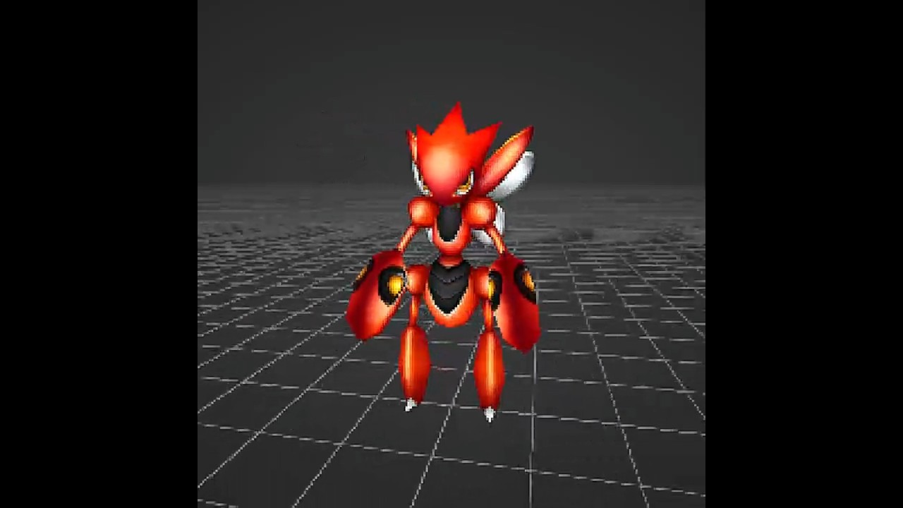 Super Smash Bros. DS Concept: Scizor's Model #nintendo #pokemon #smashbros #blender #games