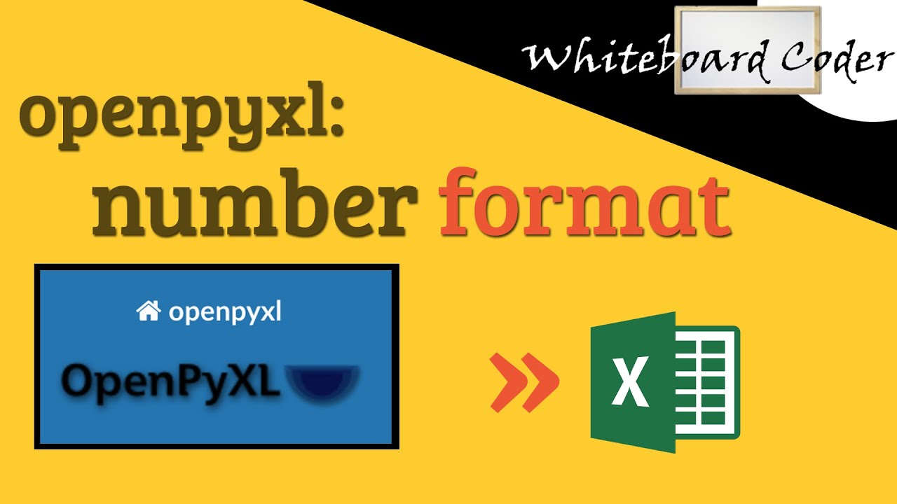 openpyxl: Number Format