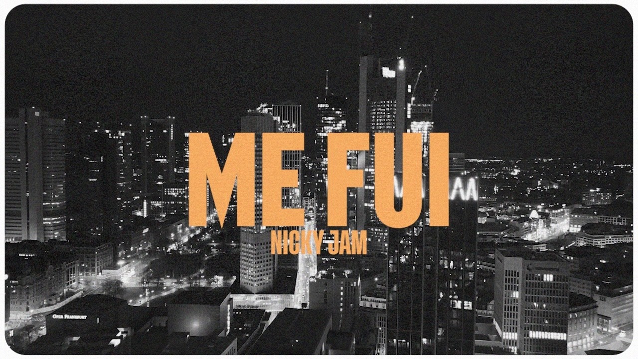Nicky Jam - Me fui -Interlude- (Official Visualizer)