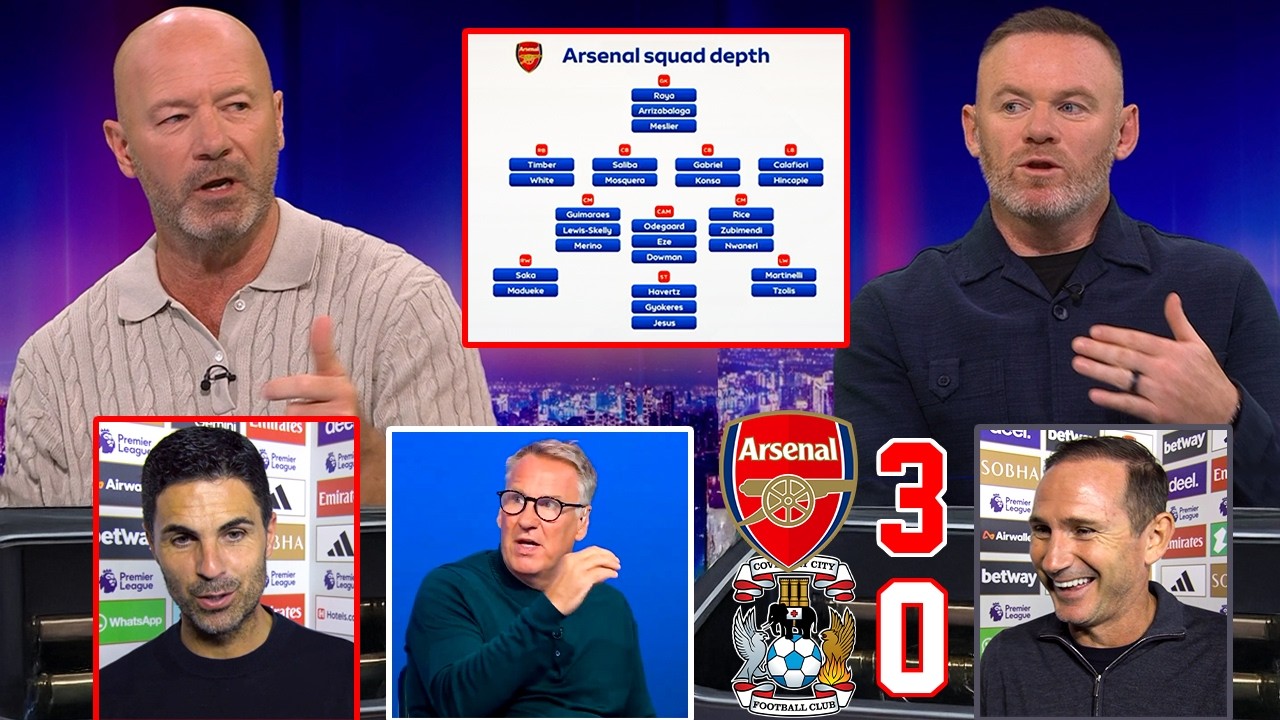 Arsenal Will Win the Title Again! 🔥 MOTD Arsenal vs Coventry 3-0 Wayne Rooney Crazy Reaction!