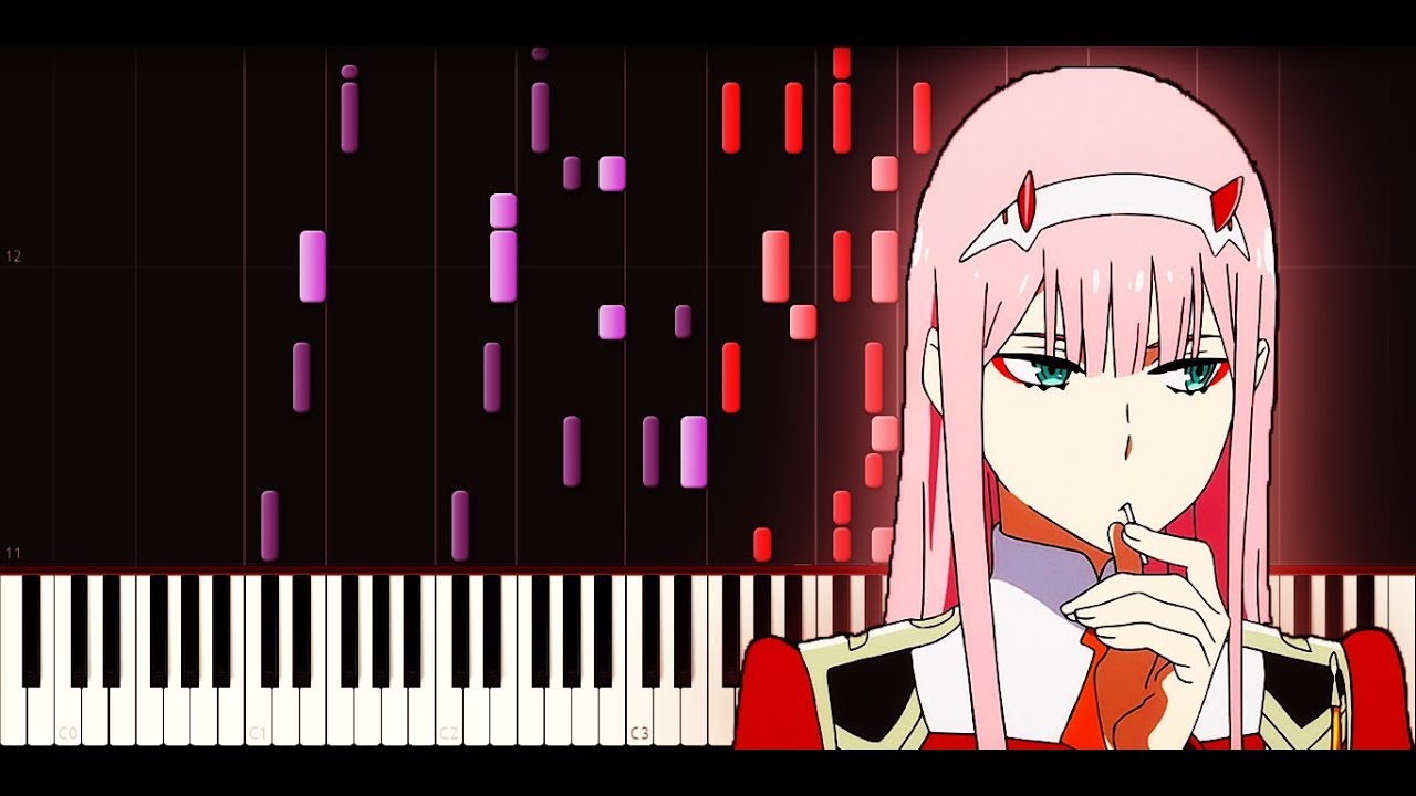 Darling in the FranXX ED 1 (Full) - Torikago [Piano tutorial + SHEETS] // Synthesia