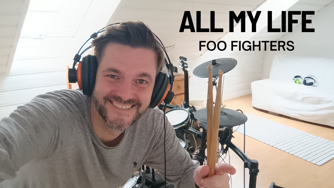 Improvised Drum Cover #23  – All My Life (Foo Fighters)