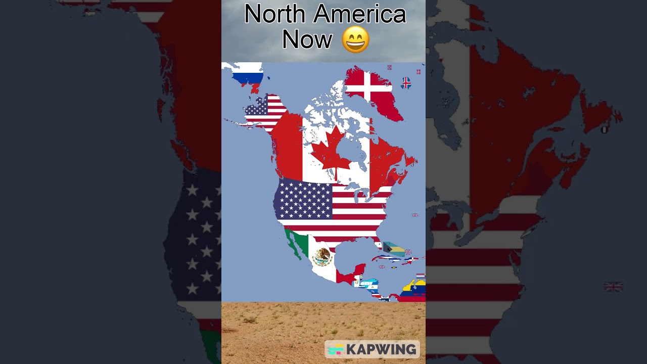 North america now vs then #northamerica #usa #geography #country #map #facts #map #war #conflict