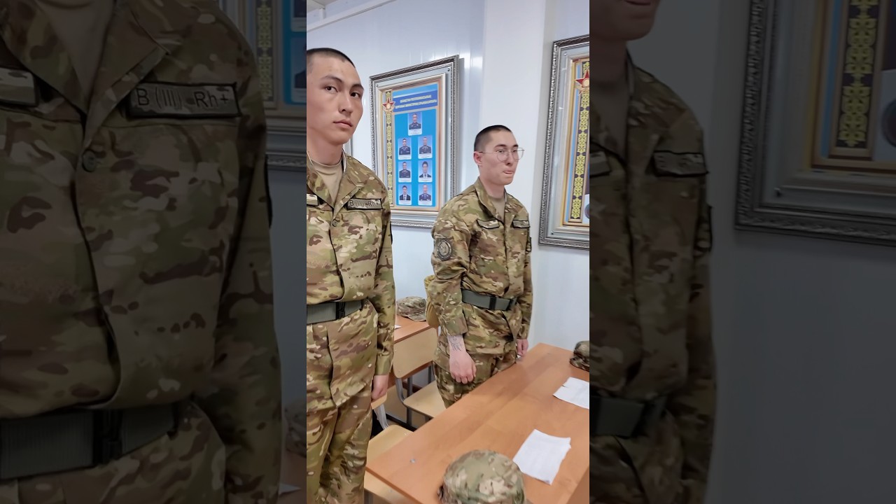 20 часть «Интеллектуальный» взвод солдат срочной службы в Национальном Университете Обороны