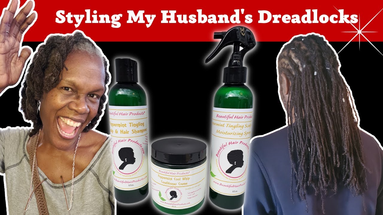 Styling My Husband's Dreadlocks| BeautifulHairProducts.com | Rene' Michelle Floyd