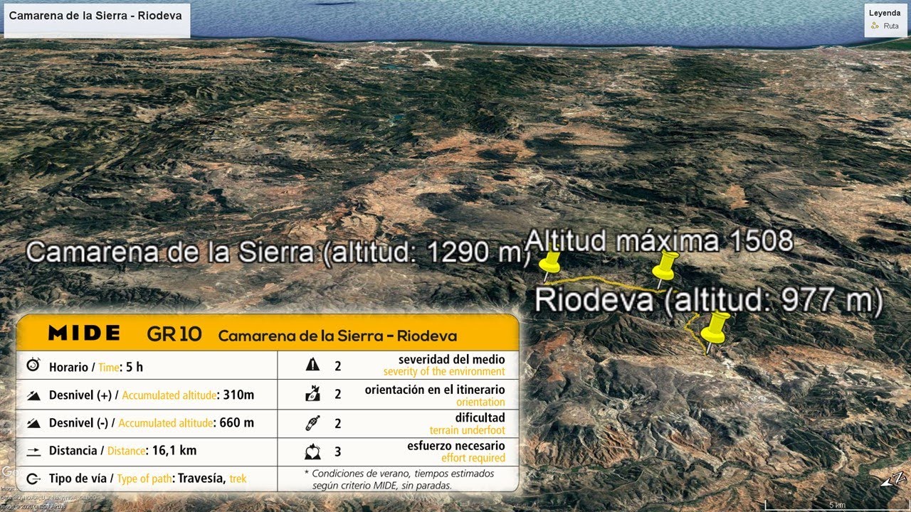 Ruta senderista GR-10 Camarena de la Sierra - Riodeva , Comunidad de Teruel Senderos Estrella
