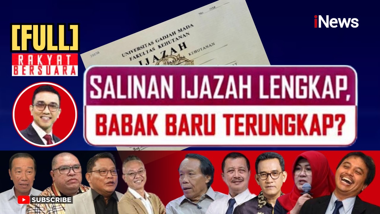 [FULL] Fakta Terbaru Kasus Ijazah Jokowi: Roy Suryo Cs Menang atau Justru Terdesak?