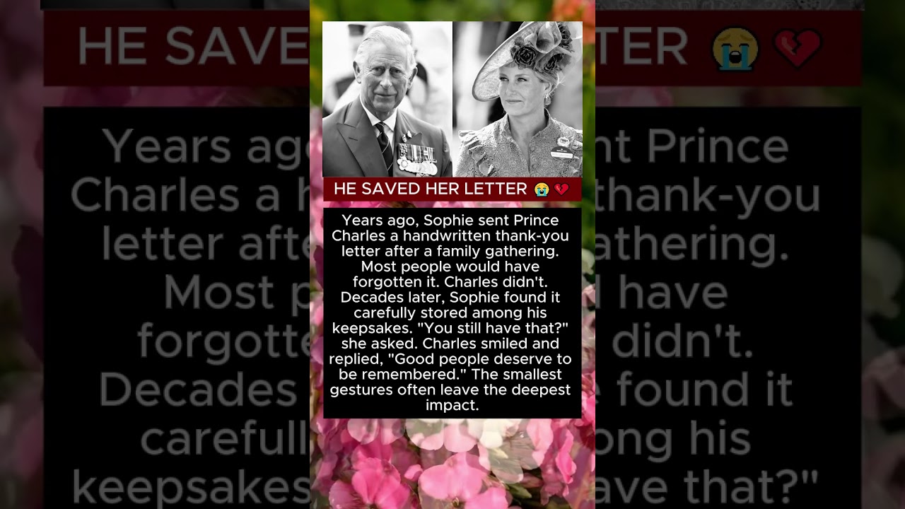 HE SAVED HER LETTER 😭💔