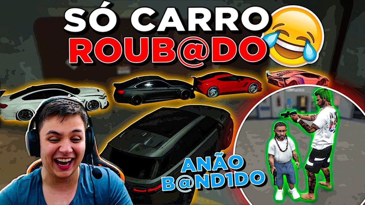ROUB@NDO OS TROXA COM ANÃO CRlMINOS0 no GTA RP 😂 (Modder Clips)