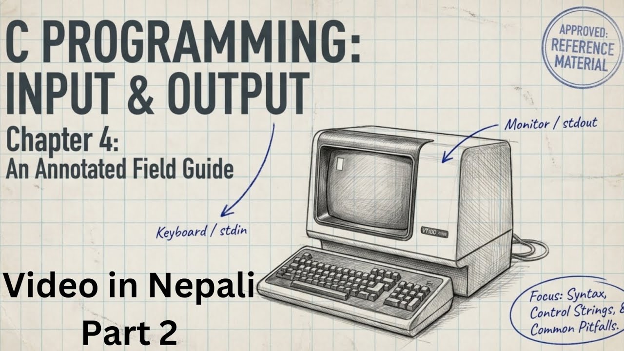 LEC 9: FORMATTED AND UNFORMATTED INPUT/ OUTPUT IN C - PART 2 