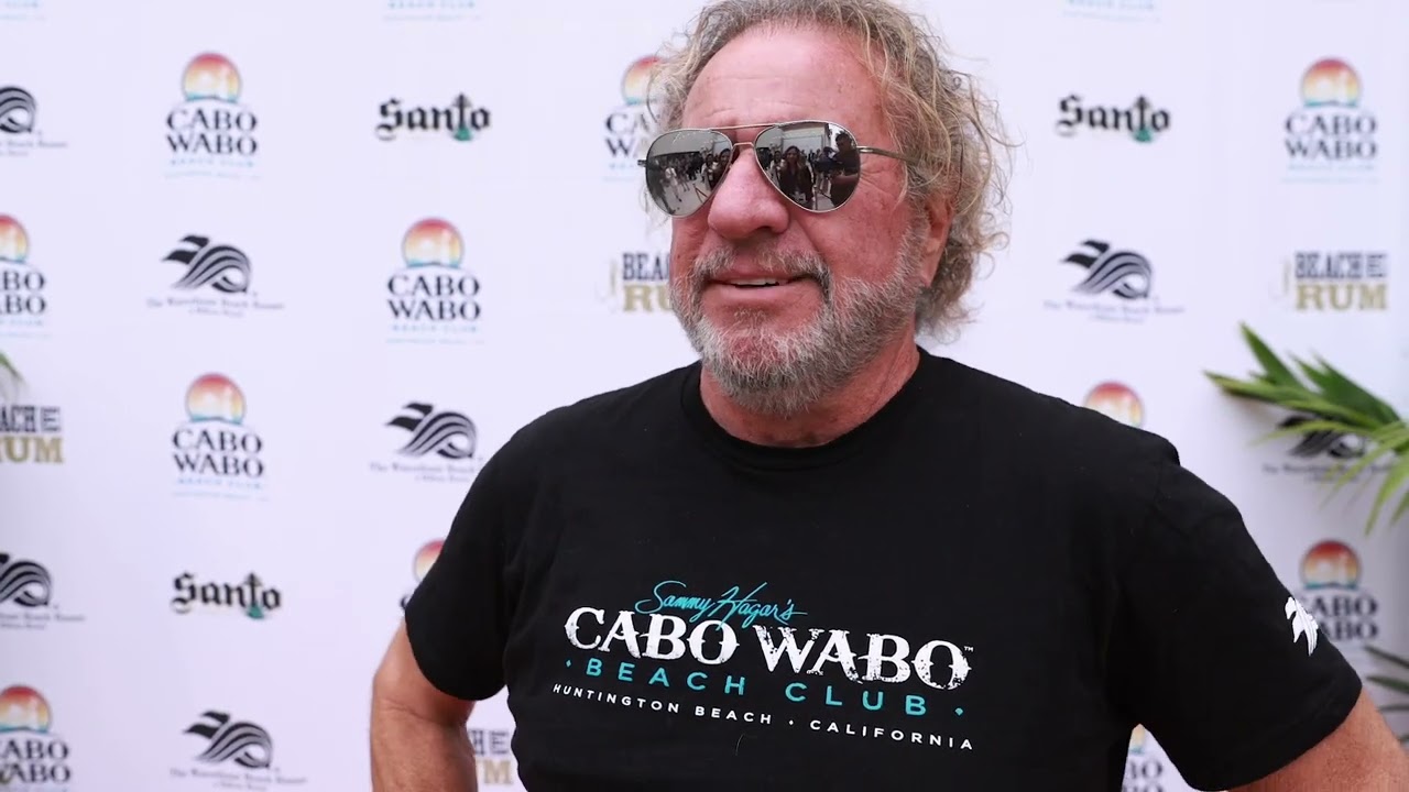 Sammy Hagar Celebrates the Grand Opening of the Cabo Wabo Beach Club in Huntington Beach