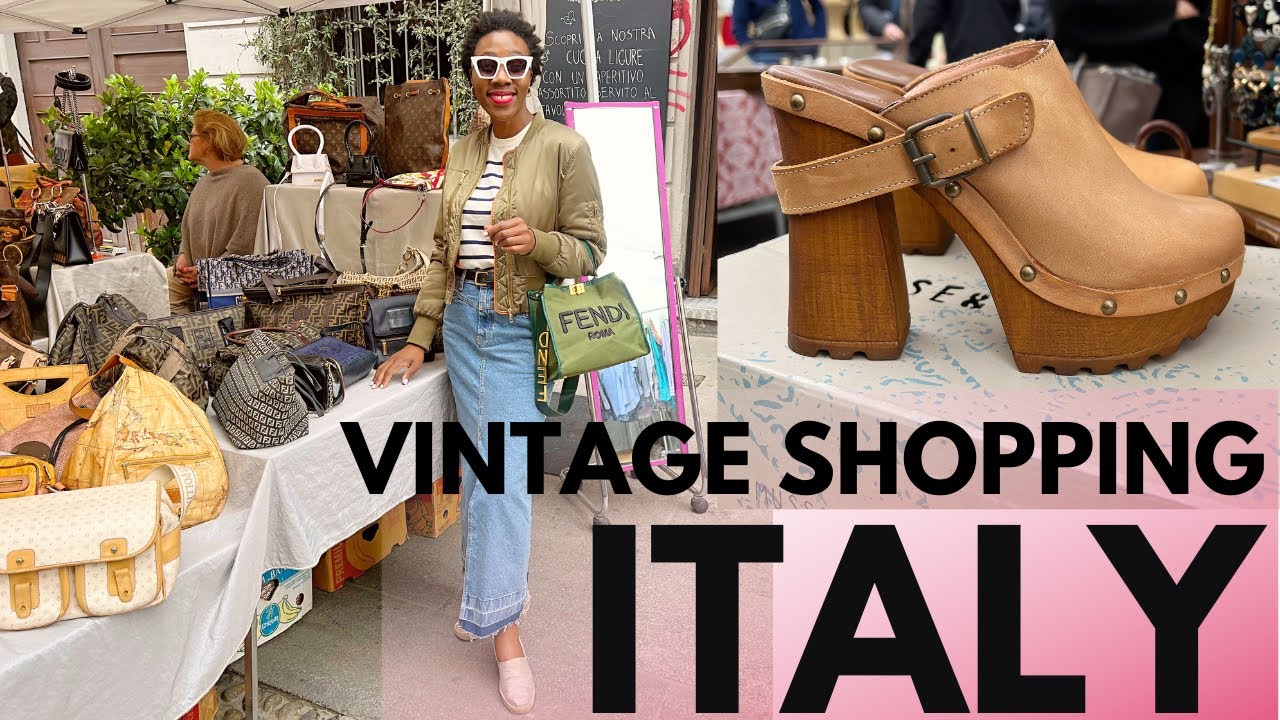 VLOG: VINTAGE SHOPPING IN MILAN, ITALY 2023 | DESIGNER FASHION, DECOR, ART AND ANTIQUES