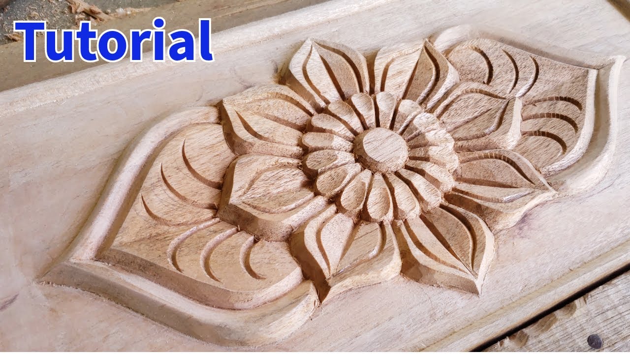 Despierta tu creatividad: Aprende a tallar una flor 🌼 en madera con este tutorial detallado