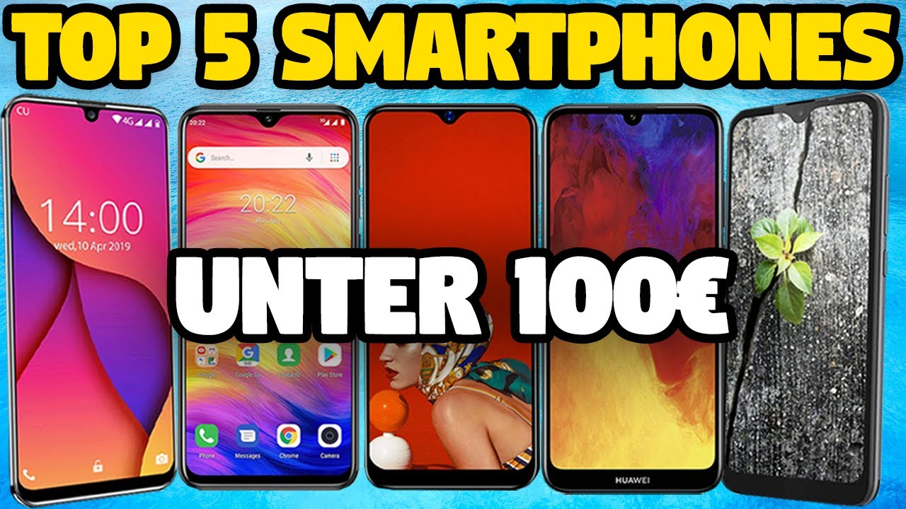 Top 5 billige Handys ohne Vertrag unter 100 Euro 📱 ► G&uuml;nstiges Smartphone ► G&uuml;nstige Handys (2020)